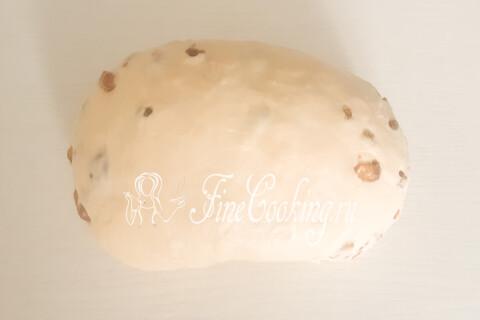 Пасхальный кулич со сгущенкой и изюмом. Шаг 15