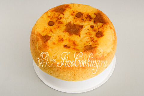 Пирог с ананасами. Шаг 16