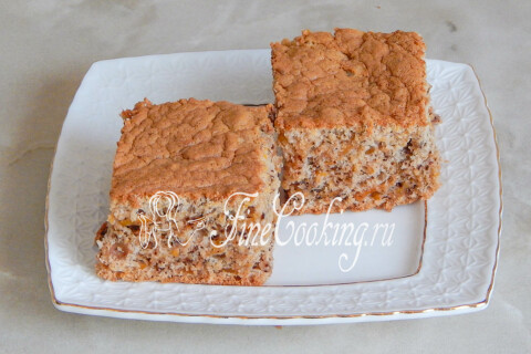 Пирог с тыквой и орехами. Шаг 15