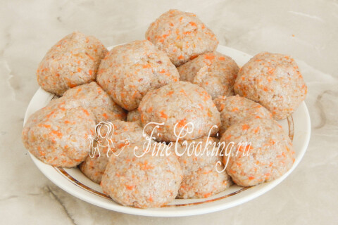 Пирожки с мясом в духовке. Шаг 10