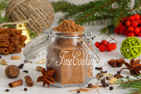 Готовое блюдо: Рождественская смесь пряностей