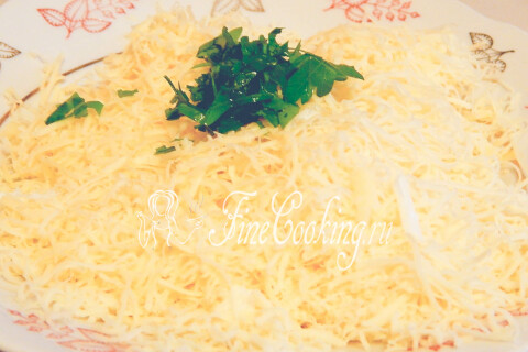 Рулетики из лаваша с курицей. Шаг 2