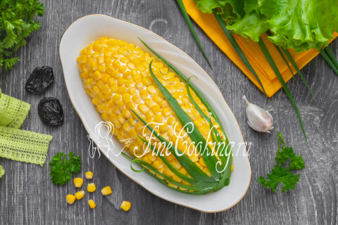 Готовое блюдо: Салат Початок кукурузы