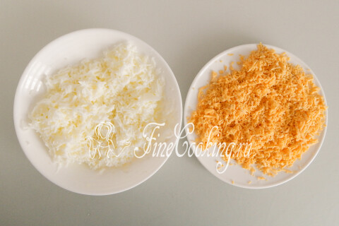 Салат Снеговик на Новый год. Шаг 8