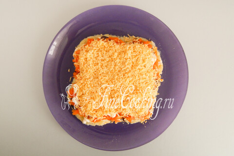 Салат Снеговик на Новый год. Шаг 14