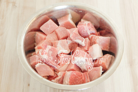 Шашлык из свинины с луком. Шаг 3