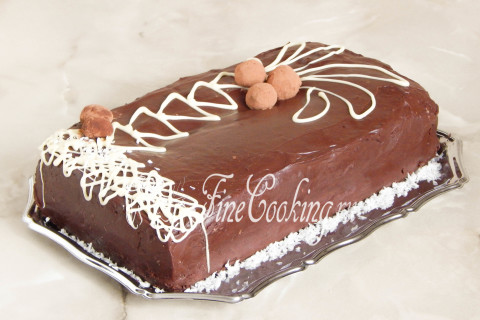 Шоколадно-кокосовый торт Исанна. Шаг 17