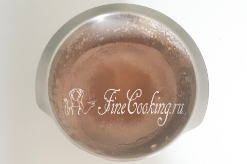 Шоколадный пирог с кабачком и орехами в духовке. Шаг 10