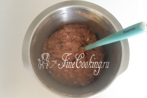 Шоколадный пирог с кабачком и орехами в духовке. Шаг 13