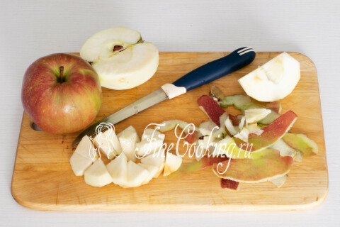 Штрудель с яблоками и тестом фило в духовке. Шаг 2