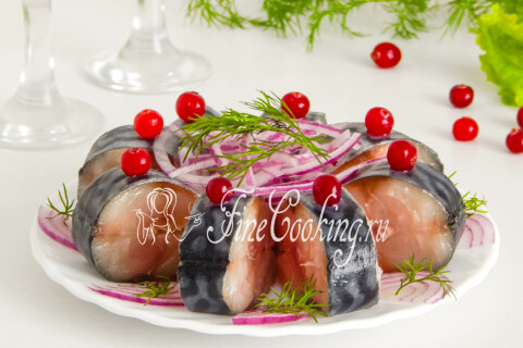 Готовое блюдо: Скумбрия соленая сухого посола