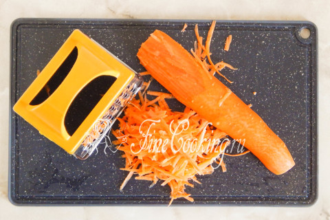Сладкий салат из моркови, яблока и апельсина. Шаг 6