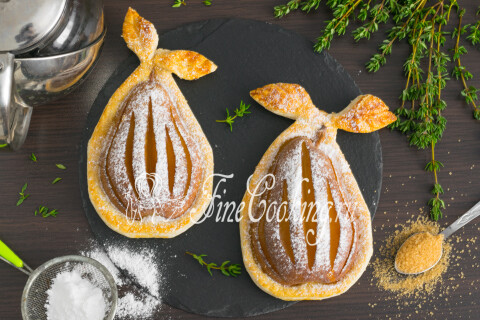 Готовое блюдо: Слойки с грушей