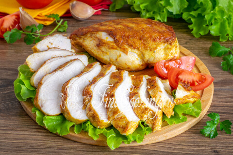 Готовое блюдо: Сочная куриная грудка