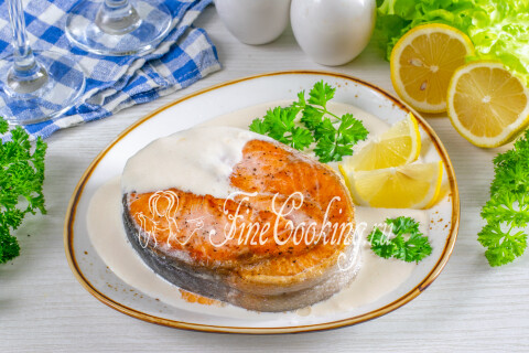 Простой рецепт самых вкусных стейков форели на сковороде