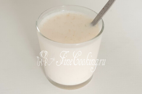 Суфле из сметаны с малиной и желатином. Шаг 6