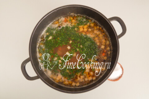 Суп с тушенкой. Шаг 11