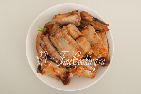Свиные ребрышки с овощами. Шаг 5