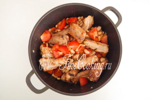 Свиные ребрышки с овощами. Шаг 12