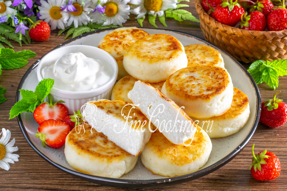 Сырники из рикотты на сковороде