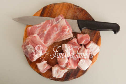 Тыква, фаршированная мясом. Шаг 4