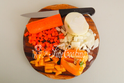 Тыква, фаршированная мясом. Шаг 7