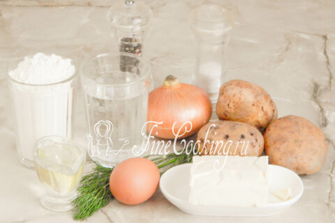 Вареники с картошкой. Шаг 1