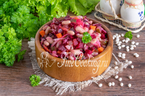 Готовое блюдо: Винегрет с фасолью