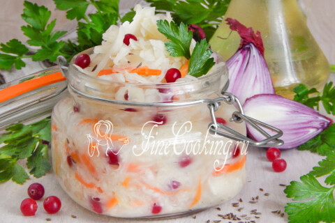 Готовое блюдо: Вкусная квашеная капуста на зиму