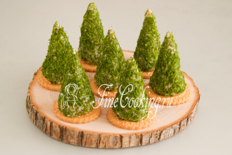 Закуска Елочки на Новый год. Шаг 6