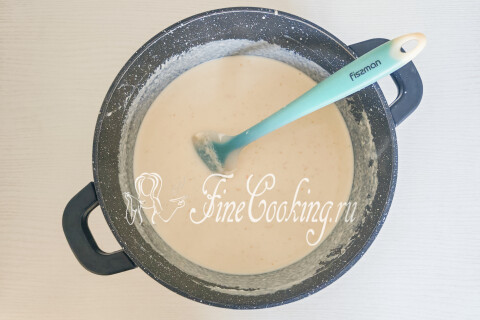 Заварная творожная пасха с апельсинами. Шаг 5