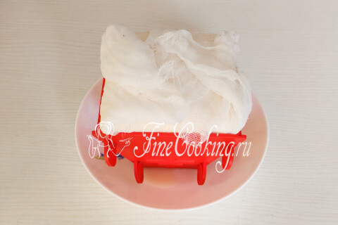 Заварная творожная пасха с апельсинами. Шаг 15