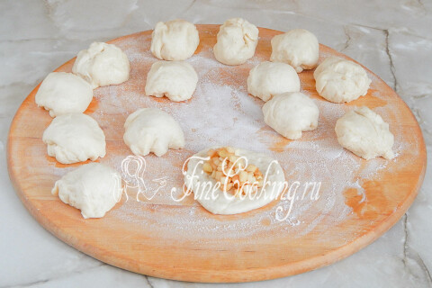 Жареные пирожки с яблоками. Шаг 11